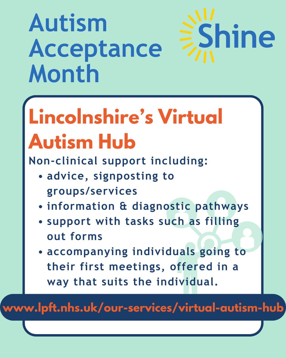 🧡 April is Autism Acceptance Month! Join us in sharing resources like @lpftnhs Virtual Autism Hub for acceptance and understanding. 
#Itshowyoushowup #AutismAcceptanceMonth @ambitiousautism @autism