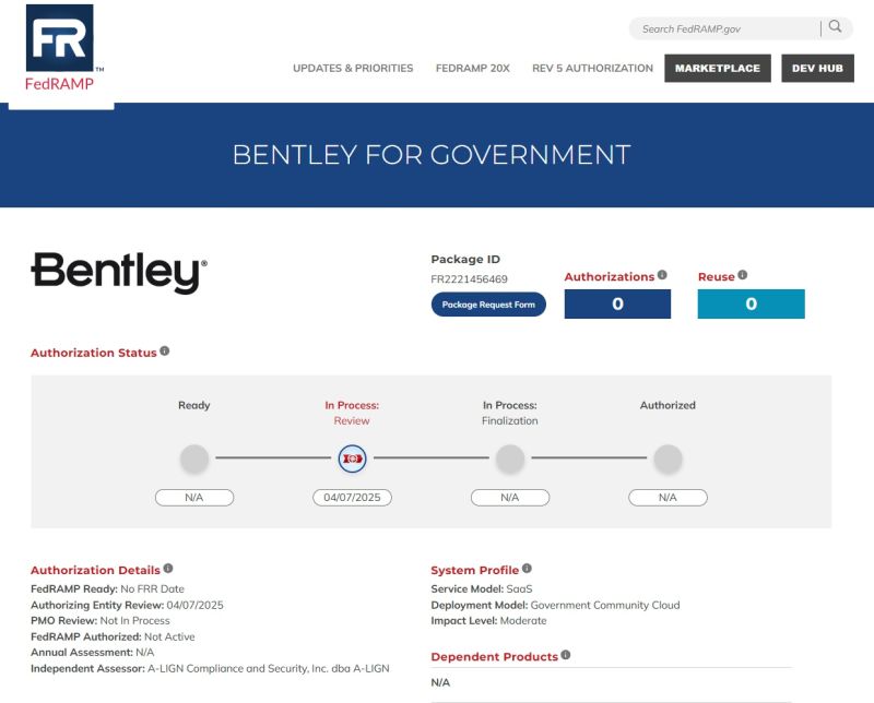GIndustriesMEX's tweet image. 🗒OpenGround de Bentley Systems obtiene estatus &quot;FedRAMP In Process&quot;

@BentleySystems , empresa especializada en software de ingeniería de infraestructura, anunció que su #plataforma #OpenGround —dedicada a la gestión y reporte de información geotécnica— alcanzó el estatus…