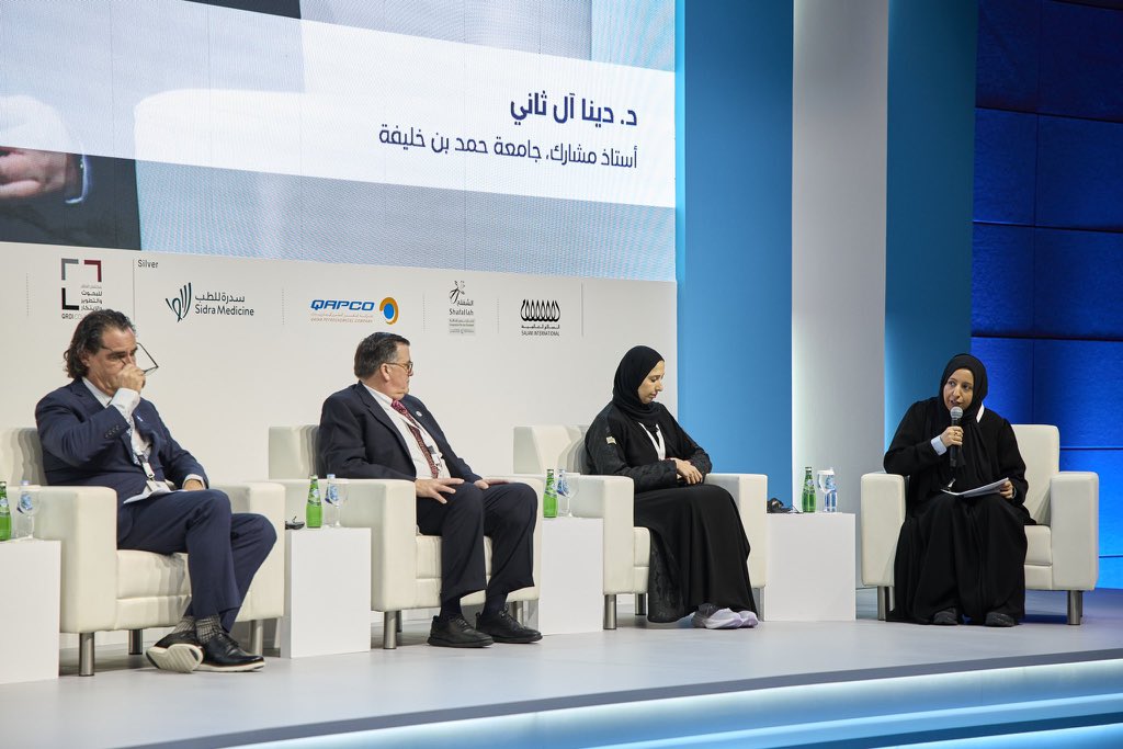 نديب قطر (@nadeebqa) on Twitter photo صاحبة السمو الشيخة موزا بنت ناصر رئيس مجلس إدارة مؤسسة #قطر تشهد افتتاح مؤتمر التكنولوجيا والتوحُّد
• تنظمه جامعة حمد بن خليفة بالتعاون مع عدد من الوزارات والهيئات والمؤسسات المحلية والعالمية
• يستمر على مدار 3 أيام
📍مبنى ملتقى-المدينة التعليمية
<a href="/mozabintnasser/">موزا بنت ناصر Moza bint Nasser</a> | #نديب_قطر صاحبة السمو الشيخة موزا بنت ناصر رئيس مجلس إدارة مؤسسة #قطر تشهد افتتاح مؤتمر التكنولوجيا والتوحُّد
• تنظمه جامعة حمد بن خليفة بالتعاون مع عدد من الوزارات والهيئات والمؤسسات المحلية والعالمية
• يستمر على مدار 3 أيام
📍مبنى ملتقى-المدينة التعليمية
<a href="/mozabintnasser/">موزا بنت ناصر Moza bint Nasser</a> | #نديب_قطر