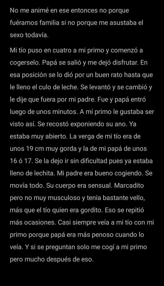 Mi primo cogía con mi tío (su padre) y con mi papá PT. 2