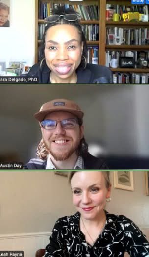 Leah Payne (@drleahpayne) on Twitter photo I could not be prouder of my student Austin Day, who defended his thesis about the Latter Rain Movement today with Dr. <a href="/DaraDelgado/">Dara Coleby Delgado, PhD</a> as 2nd reader - Austin is one to watch in Pentecostal and charismatic studies! I could not be prouder of my student Austin Day, who defended his thesis about the Latter Rain Movement today with Dr. <a href="/DaraDelgado/">Dara Coleby Delgado, PhD</a> as 2nd reader - Austin is one to watch in Pentecostal and charismatic studies!