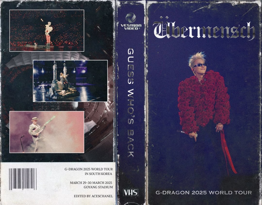 G-Dragon - Übermensch Concert VHS ⊹ ࣪ ˖
