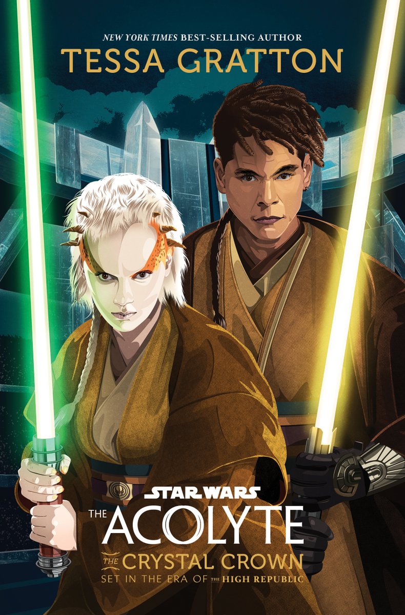 Happy book birthday to THE CRYSTAL CROWN, by <a href="/tessagratton/">Tessa Gratton</a>! Fan favorites Jecki and Yord from The Acolyte get their own story!