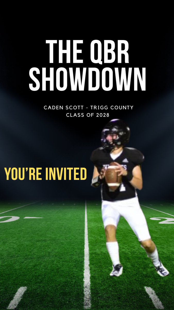 Thanks for the invite <a href="/QBREIGN/">QB Reign</a> 
<a href="/TriggFootball/">Trigg County High School Football</a> <a href="/QBHitList/">QBHitList.com</a> <a href="/KYHighFootball/">KY HIGH FOOTBALL 🏈</a> <a href="/snide4211/">Chris Scott</a> <a href="/CoachEzell45/">Chris Ezell</a> <a href="/quarterbackmag/">Quarterback Magazine</a>