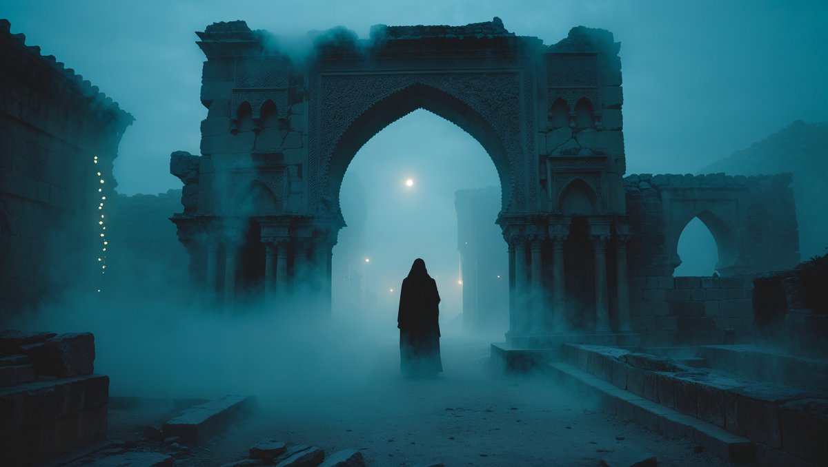 Ruins aren't always empty. Sometimes they're waiting.