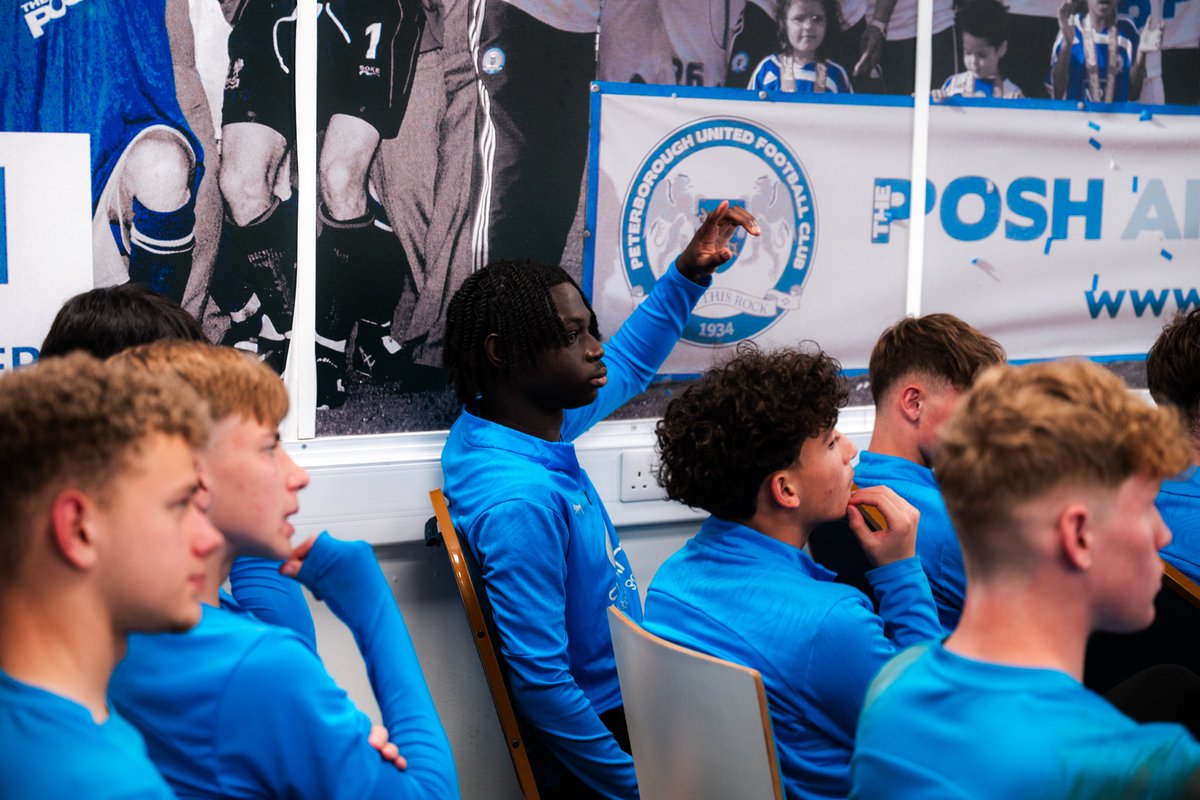 The Paul Canoville Foundation (@_pcfoundation) on Twitter photo Huge congrats to <a href="/theposh/">Peterborough United</a> on their historic cup win! 🏆👏
Last week, we were proud to deliver a powerful session on Allyship, Mental Health & Player Care to their U18 scholars.
Big thanks to Ben & Rachel for the warm welcome.
#FootballWithPurpose #PaulCanovilleFoundation Huge congrats to <a href="/theposh/">Peterborough United</a> on their historic cup win! 🏆👏
Last week, we were proud to deliver a powerful session on Allyship, Mental Health & Player Care to their U18 scholars.
Big thanks to Ben & Rachel for the warm welcome.
#FootballWithPurpose #PaulCanovilleFoundation