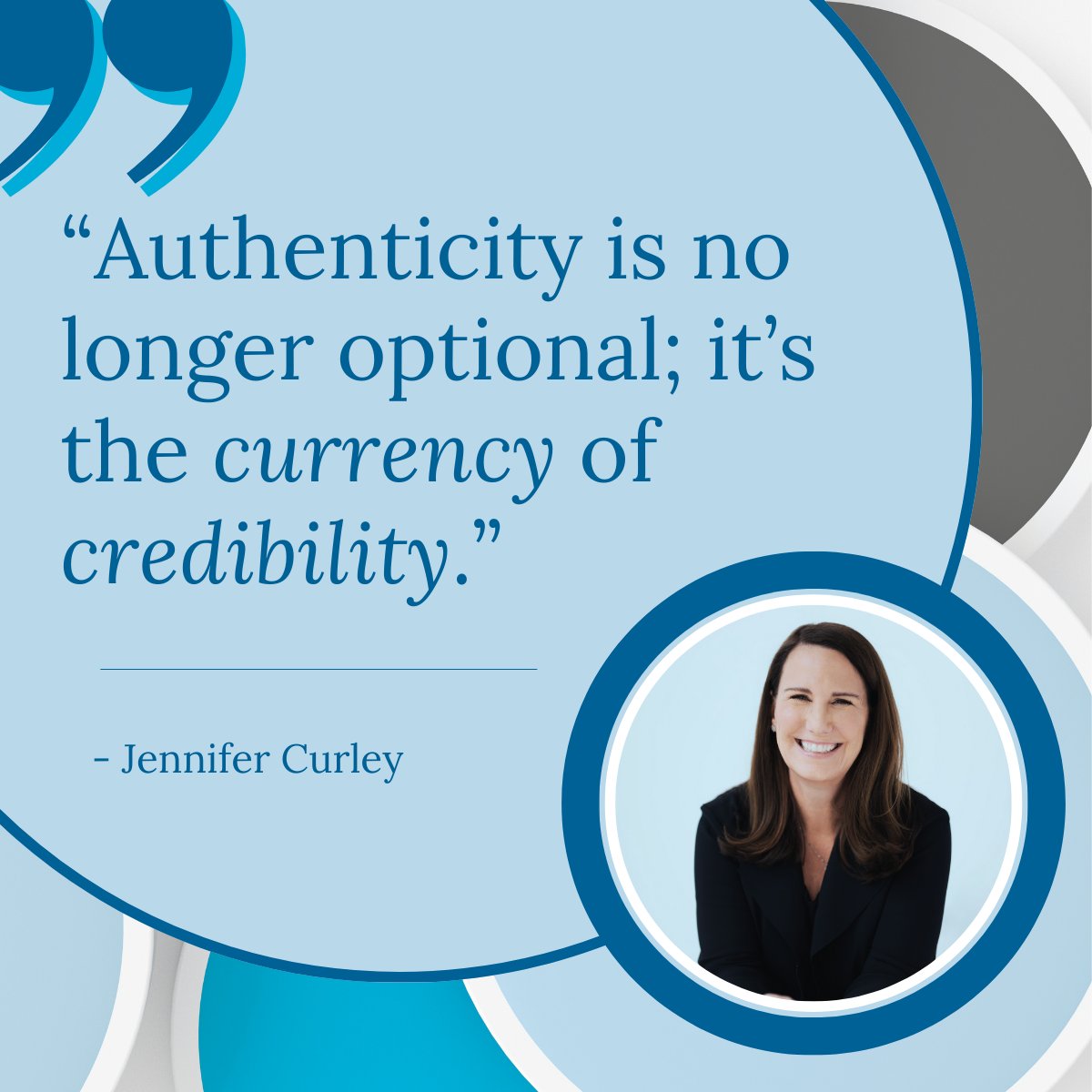 Last week, our CEO, Jennifer Curley, was featured in the final installment of CommPRO’s executive thought leadership series sharing how to craft high-impact platforms that resonate and break through the noise.

Read more here: commpro.biz/news/here-is-w…