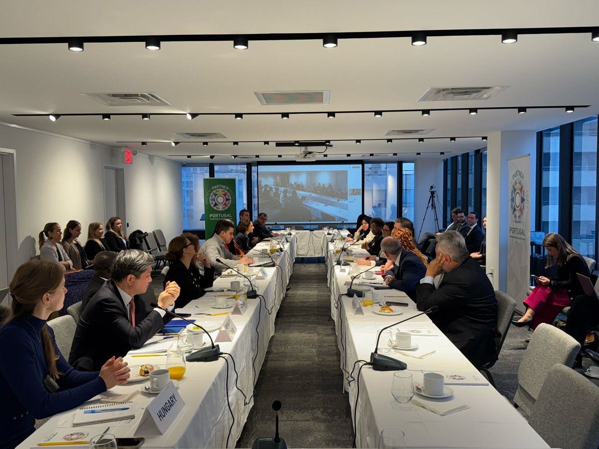 Youth efforts in international peace and security was the focus of today’s discussion hosted by <a href="/Portugal_UN/">Portugal at the UN</a> where we addressed youth unavoidable participation in conflict prevention &amp; how States can support such key efforts, also with participation of Dep Minister for Equality.