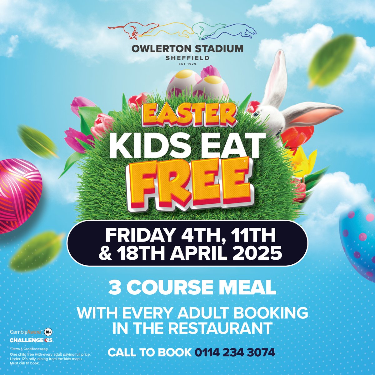 🐰Last Chance to Make This Easter Extra Special!🐣

Book a 3-course meal in our Panorama Restaurant this Friday and enjoy an egg-straordinary deal—kids eat FREE with every paying adult!🍽️

Hurry, this offer ends this Friday! tinyurl.com/yvmmw2aj
#Easter #KidsEatFree #FamilyFun