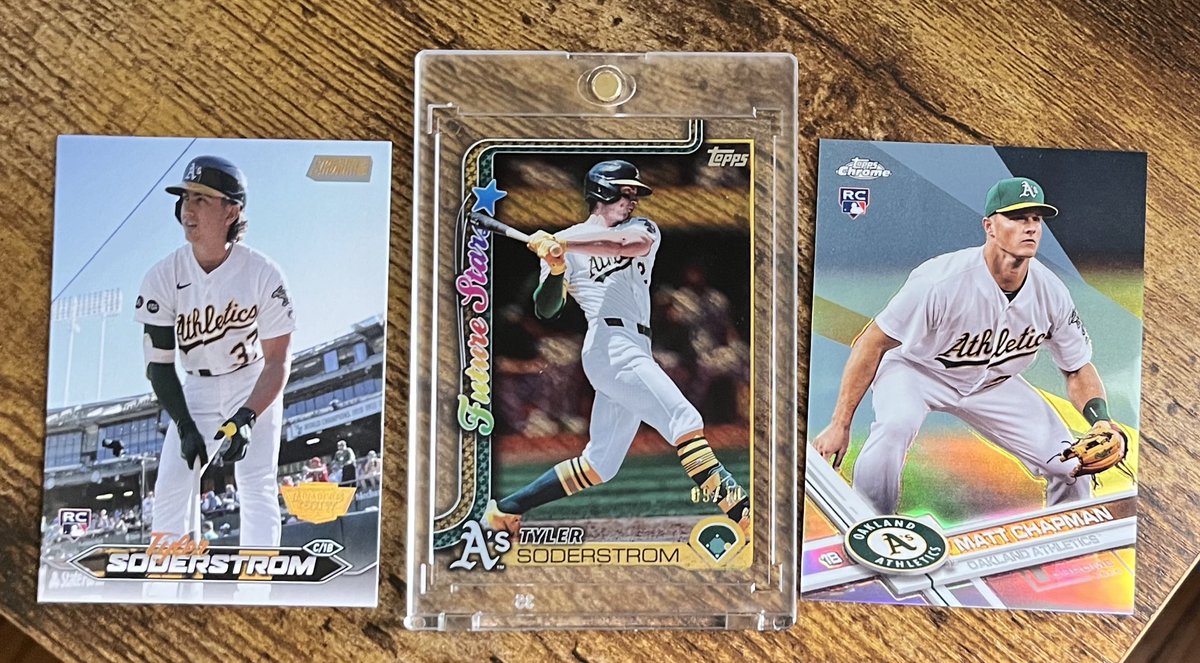 Mail day Monday!

Soderstrom SSP
Soderstrom /10
Chapman /250