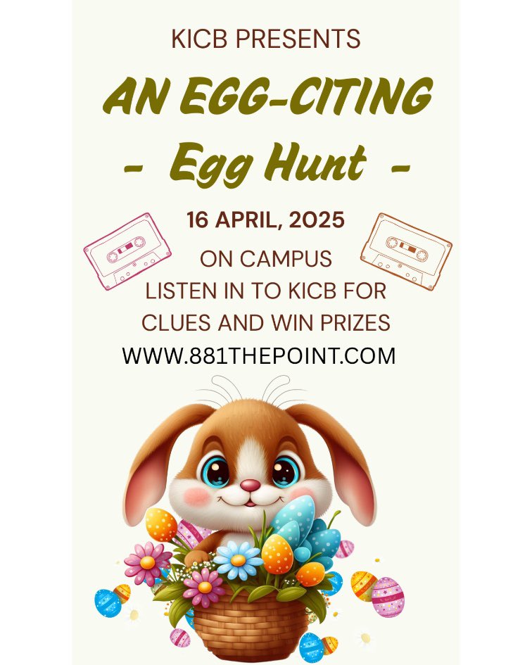 Join KICB for an Easter Egg Hunt Wednesday (04/16)! 🐣🐰