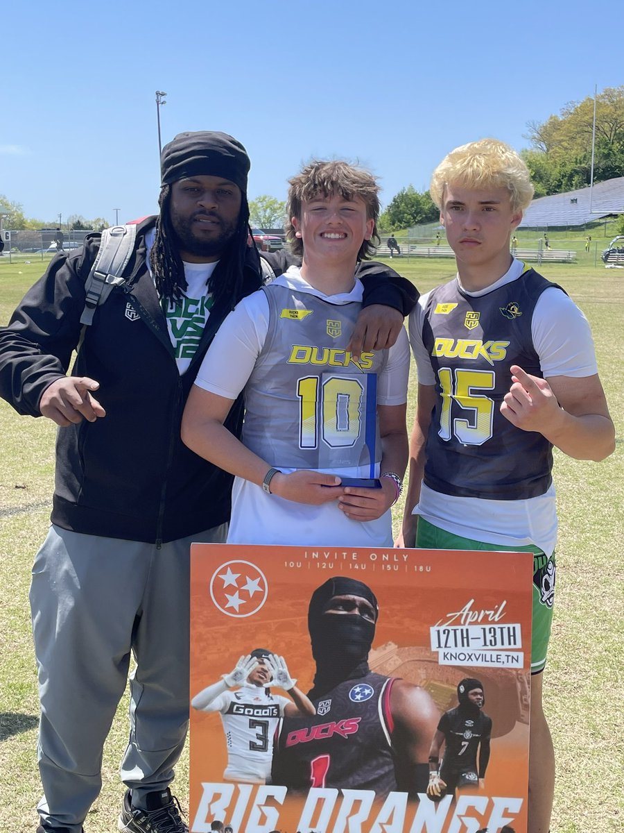 Another great weekend with <a href="/KTownDucks7v7/">KTownDucks7v7🏈🐥</a> . <a href="/KevinLane99/">Coach K. Lane</a> <a href="/CoachWop1/">DJ Campbell</a> <a href="/CoachBGourley/">Coach Brandon Gourley</a> <a href="/CoachCRathbone/">Corey Rathbone</a> <a href="/VisionQb/">QB Vision</a> <a href="/QbCoachJonah/">QB Coach Jonah</a> <a href="/JeffMinerTN/">Jeff Miner</a> <a href="/DFO_AJ/">Andrew Foster Jr.</a> <a href="/PlayBookAthlete/">PLAYBOOK ATHLETE</a> <a href="/CSAPrepStar/">PREPSTAR</a> <a href="/dangourley54/">Dan Gourley</a> <a href="/TonyLingo/">Tony Linginfelter</a> <a href="/Todd_Helton/">Coach T. Helton</a>