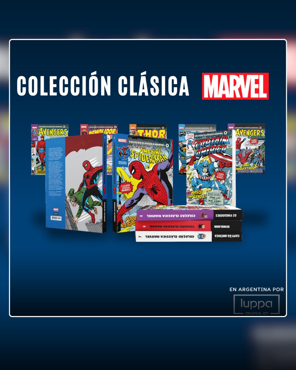 Colecc_Blog's tweet photo. 📚✨ ¡La Colección Clásica Marvel llega en mayo 2025!

📅 La fecha tentativa es la primera semana de Mayo. 
Toda la info está en el blog
👉🏻 https://t.co/MisAAyzW1o 
.
.
#MarvelVintage #MarvelEnArgentina #ColecciónMarvel #HistoriasLegendarias #ComicMarvel #CulturaGeek #FansMarvel https://t.co/NYRNO79fsj