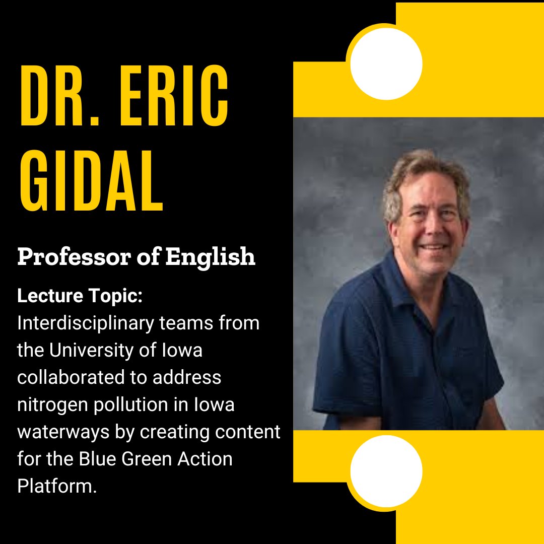 For the lecture event titled "Our Water, Our Community." Informal discussion of water quality topics with the speakers to follow the lectures.
