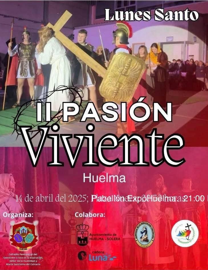 <a href="/SSHUELMENSE/">SEMANA SANTA HUELMA</a>

<a href="/tccristorefugio/">Tertulia Cristo del Refugio</a>

<a href="/Nazareno_Huelma/">BCT Nazareno Huelma</a>

<a href="/AMSanjuaneros/">AM Sanjuaneros (Huelma, Jaén)</a>

<a href="/HuelmExpiracion/">Expiración Huelma</a>

<a href="/ULCOhuelma/">ULCO Huelma</a>

<a href="/sepulcrohuelma/">Santo Sepulcro</a>

<a href="/NazarenoHuelma/">Jhs Huelma</a>

<a href="/tccristorefugio/">Tertulia Cristo del Refugio</a>

<a href="/santacr88/">Santa Cruz Huelma</a> en el pabellón de Expohuelma
