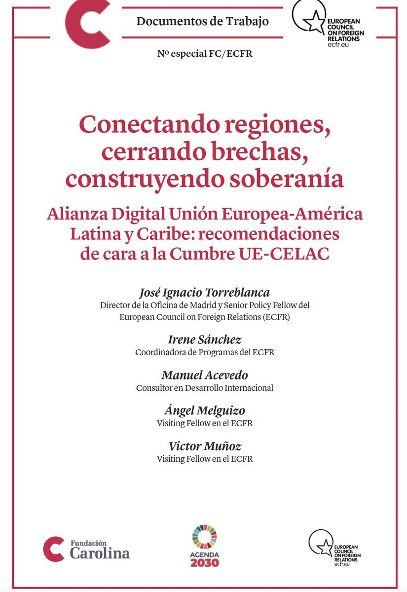 Nacho Torreblanca (@jitorreblanca) on Twitter photo Muy contento de ver publicado este informe con recomendaciones sobre cómo impulsar la Alianza Digital Unión Europea - América Latina y Caribe. <a href="/IreneSanCo/">Irene Sánchez</a> <a href="/angelmelguizo/">Angel Melguizo</a> <a href="/Vicmunro/">Victor Munoz</a> y Manuel Acevedo <a href="/Red_Carolina/">Fundación Carolina</a> Muy contento de ver publicado este informe con recomendaciones sobre cómo impulsar la Alianza Digital Unión Europea - América Latina y Caribe. <a href="/IreneSanCo/">Irene Sánchez</a> <a href="/angelmelguizo/">Angel Melguizo</a> <a href="/Vicmunro/">Victor Munoz</a> y Manuel Acevedo <a href="/Red_Carolina/">Fundación Carolina</a>
