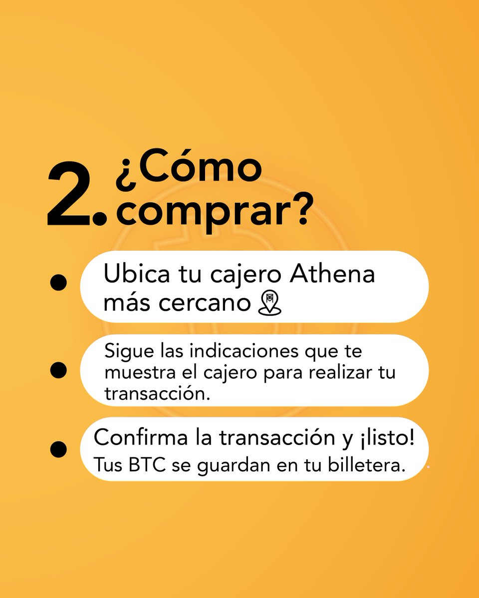 AthenaBTC_SV's tweet photo. ¿Comprar Bitcoin te parece complicado?
Te lo explicamos en 3 simples pasos y te dejamos las ubicaciones de nuestros cajeros Athena para que encuentres el que está más cerca de ti https://t.co/f7SBmiulE2
#AthenaBitcoin #Bitcoin #SeguridadFinanciera #CriptoSeguridad #Blockchain https://t.co/afjoUAMurb