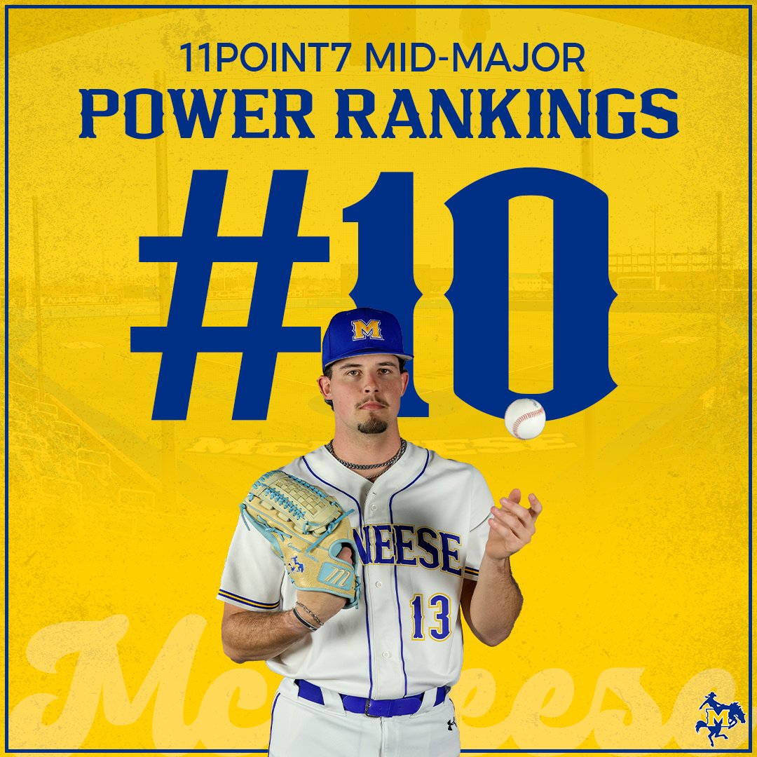 McNeese surges in 11Point7 Mid-Major Top 25

Story -&gt; bit.ly/3YtJQCY

#GeauxPokes | #FERDA