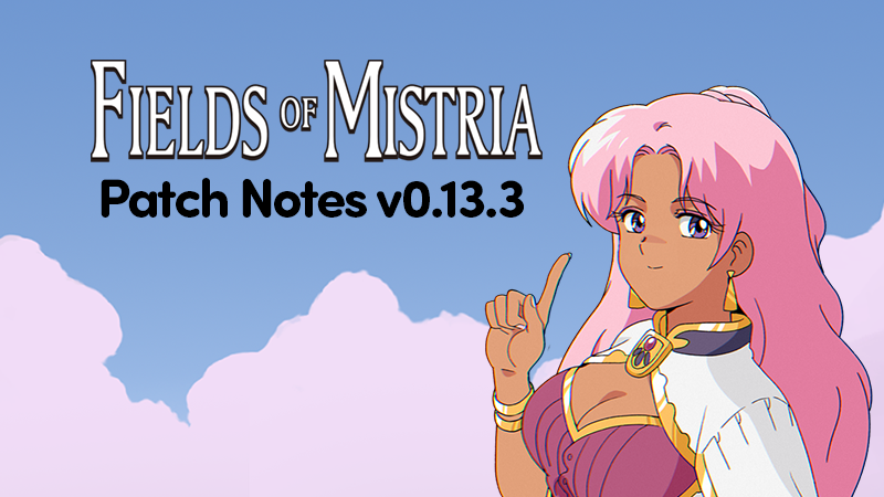 ⭐ Fields of Mistria’s v0.13.3 Patch is here!
This patch contains new cosmetics and furniture items as well as QOL updates, bug and crash fixes.
📝 Patch Notes: fieldsofmistria.com/post/patch-not…