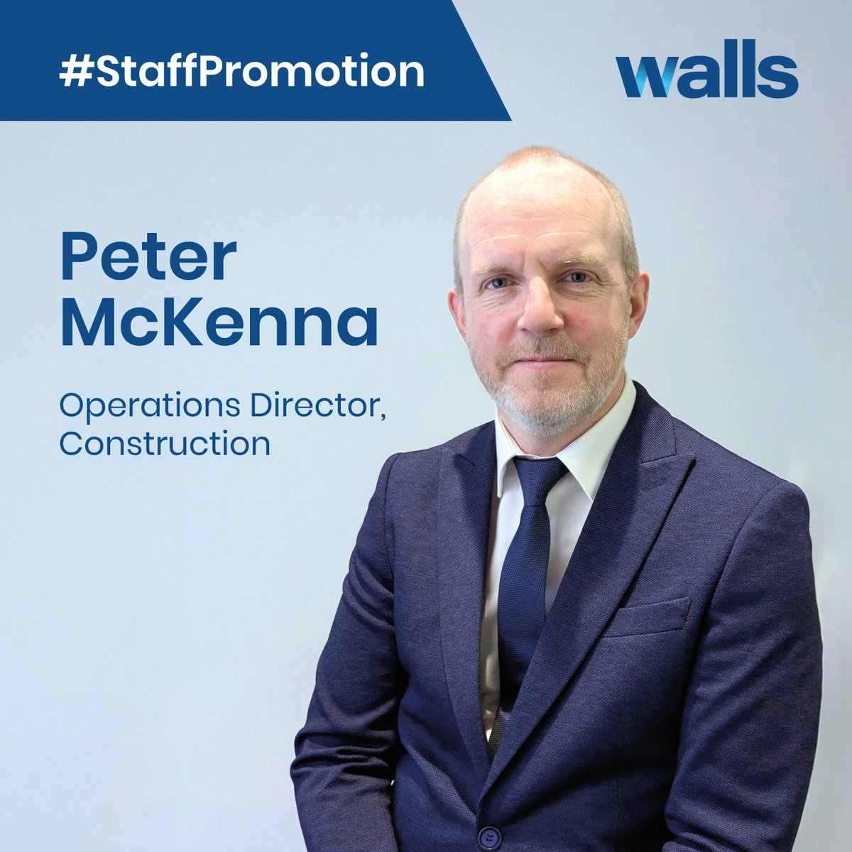 Walls Construction is delighted to announce the appointment of Peter McKenna as Operations Director, Construction. 

The Board offers Peter its sincere congratulations and wishes him continued success in his new role.

#BuildingOurFutureTogether