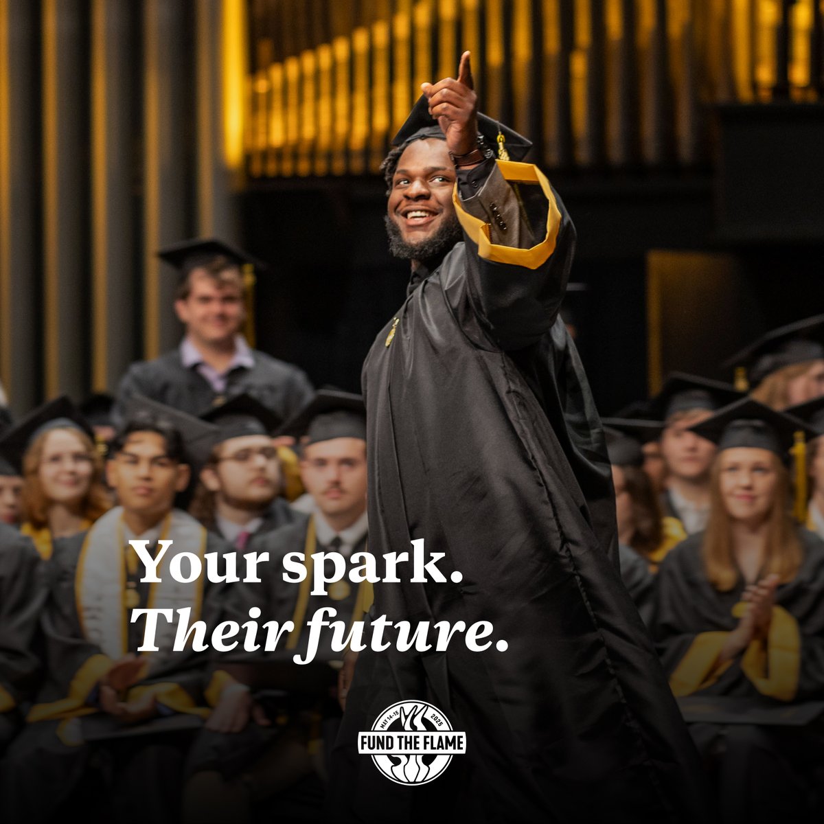 Mark your calendars: 𝐅𝐔𝐍𝐃 𝐓𝐇𝐄 𝐅𝐋𝐀𝐌𝐄 𝟐𝟎𝟐𝟓 is officially one month away! Our <a href="/CentreC/">Centre College</a> day of giving kicks off May 14. But the truth is—you don’t have to wait.

Your gift today counts toward Fund the Flame, and it counts right now.

Give here: givecampus.com/ktav8i