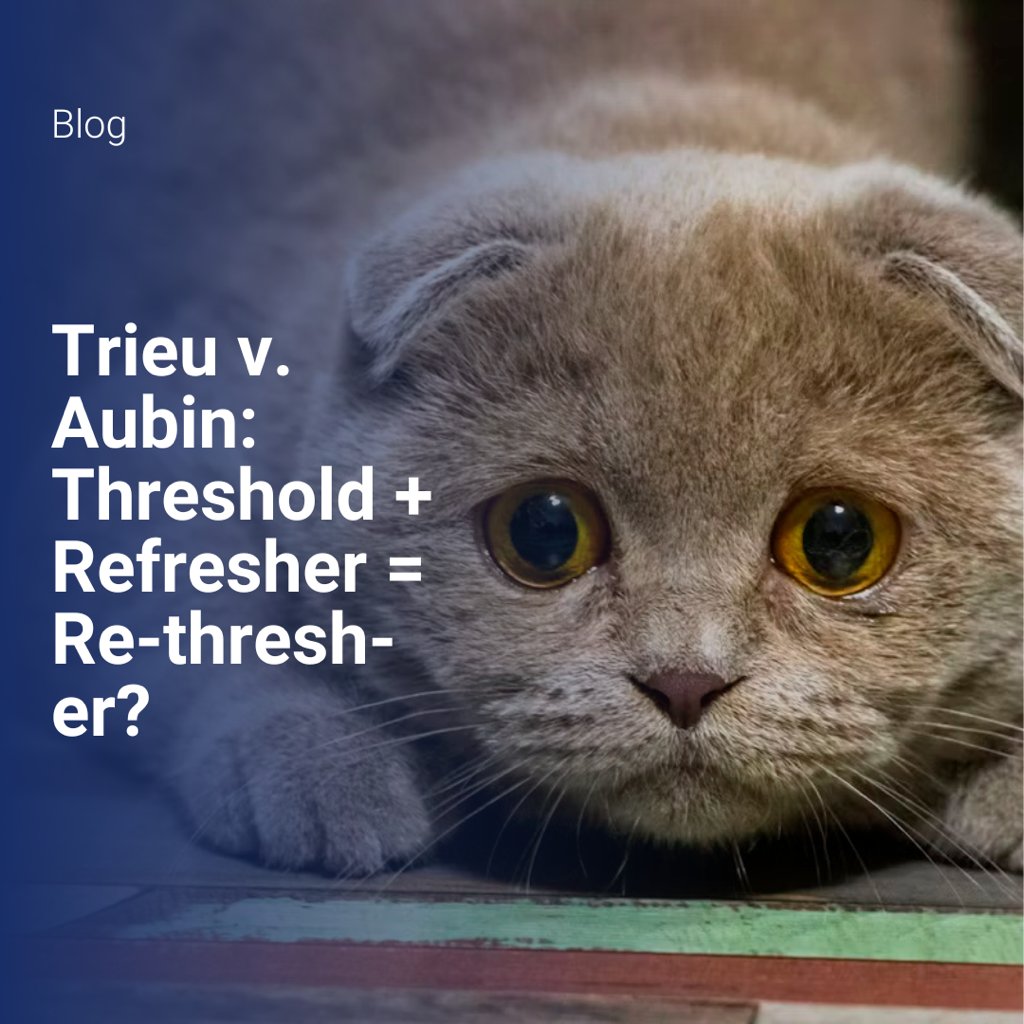 sbalawyers's tweet photo. A lesson in the costs of litigation. Read about the Court’s recent commentary on the threshold and importance of reasonable settlement offers. #TheSBAWay
https://t.co/kELFRkSDr7 https://t.co/wGHXlCABnj
