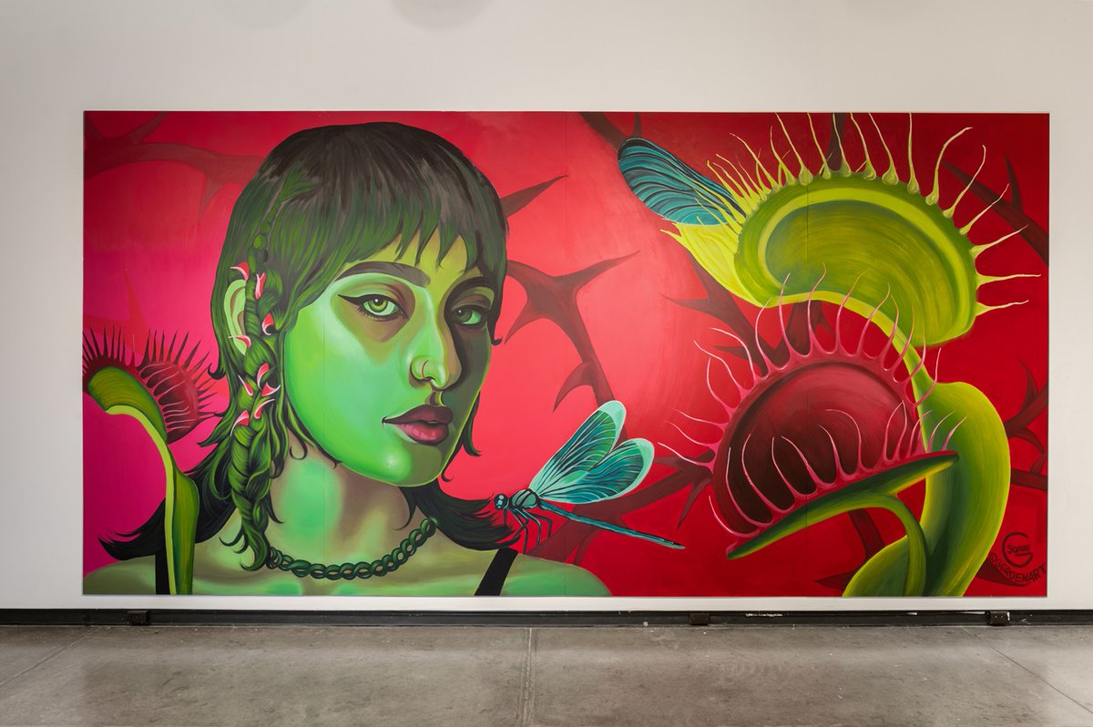 "Perhaps the point in the juxtapositions can be found in the message next to a pensive moon in the upper lefthand corner: ​'Artists are here to disturb the peace.'"

newhavenindependent.org/article/the_ol…