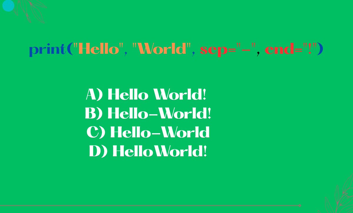 python_path's tweet image. What will be the output ?