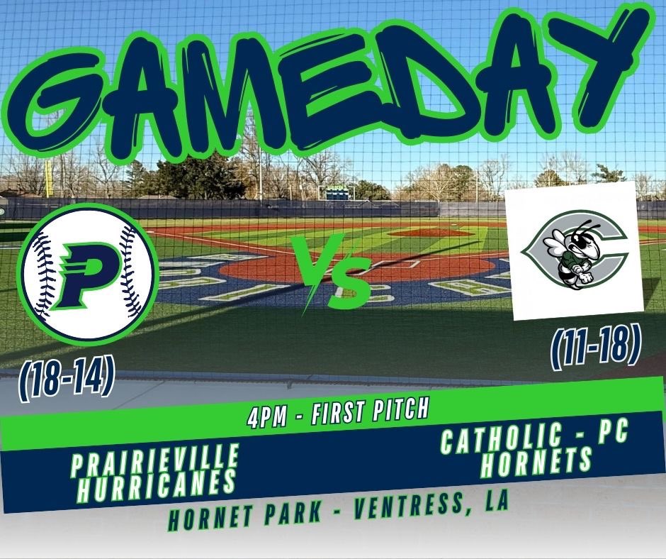 The last regular season game for this Historic Season has arrived!!!

The Hurricanes hit the road and travel to New Roads to take on the Catholic Pointe Coupee Hornets!!

Lets get this done!!