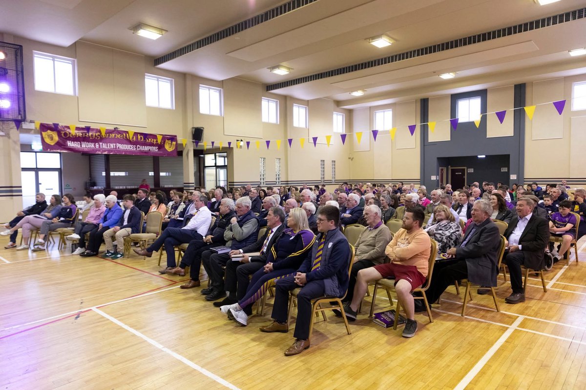 Dg_Harps's tweet photo. What a great evening we had in the hall on Saturday. It was so positive to see such a brilliant turnout. 

The book is available at £35 in the Casson, Farrell's, Doogies, Sean McLoughlin's and The Linnett Stores or from Nicola, Mark, Brendy, Donal Fee and Donal Corrigan. https://t.co/pRAAlq4LR2