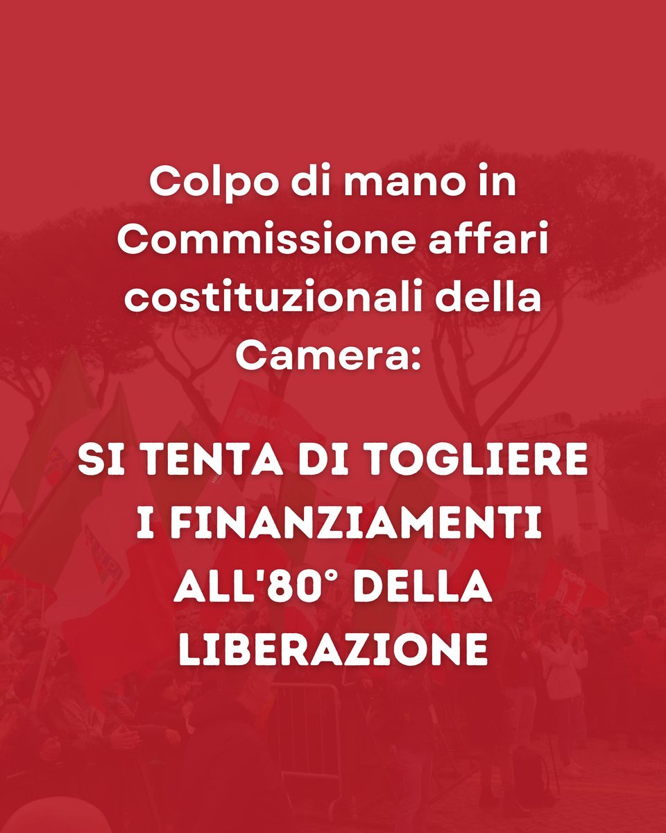 Giù le mani dalla Liberazione!