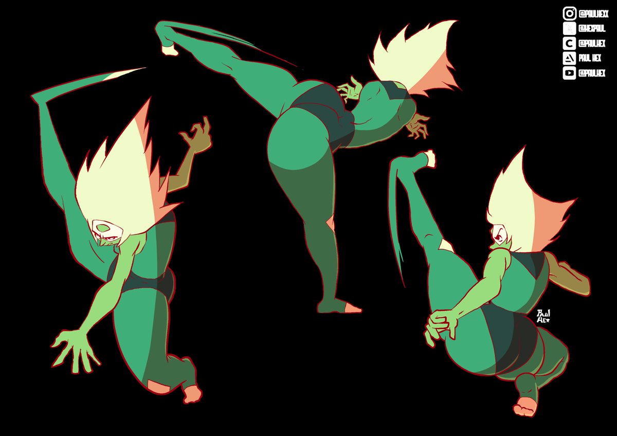 💥🟢💥 PERIDOT KICK 💥🟢💥

Just Peridot from Steven Universe throwing some kicks here and there.

#StevenUniverse