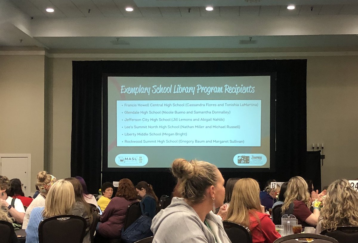 LVGintheLibrary's tweet image. Clapped loud and proud for our @GHSevents librarians who were honored today as an Exemplary Library Program at #MASLsc #SPSlib