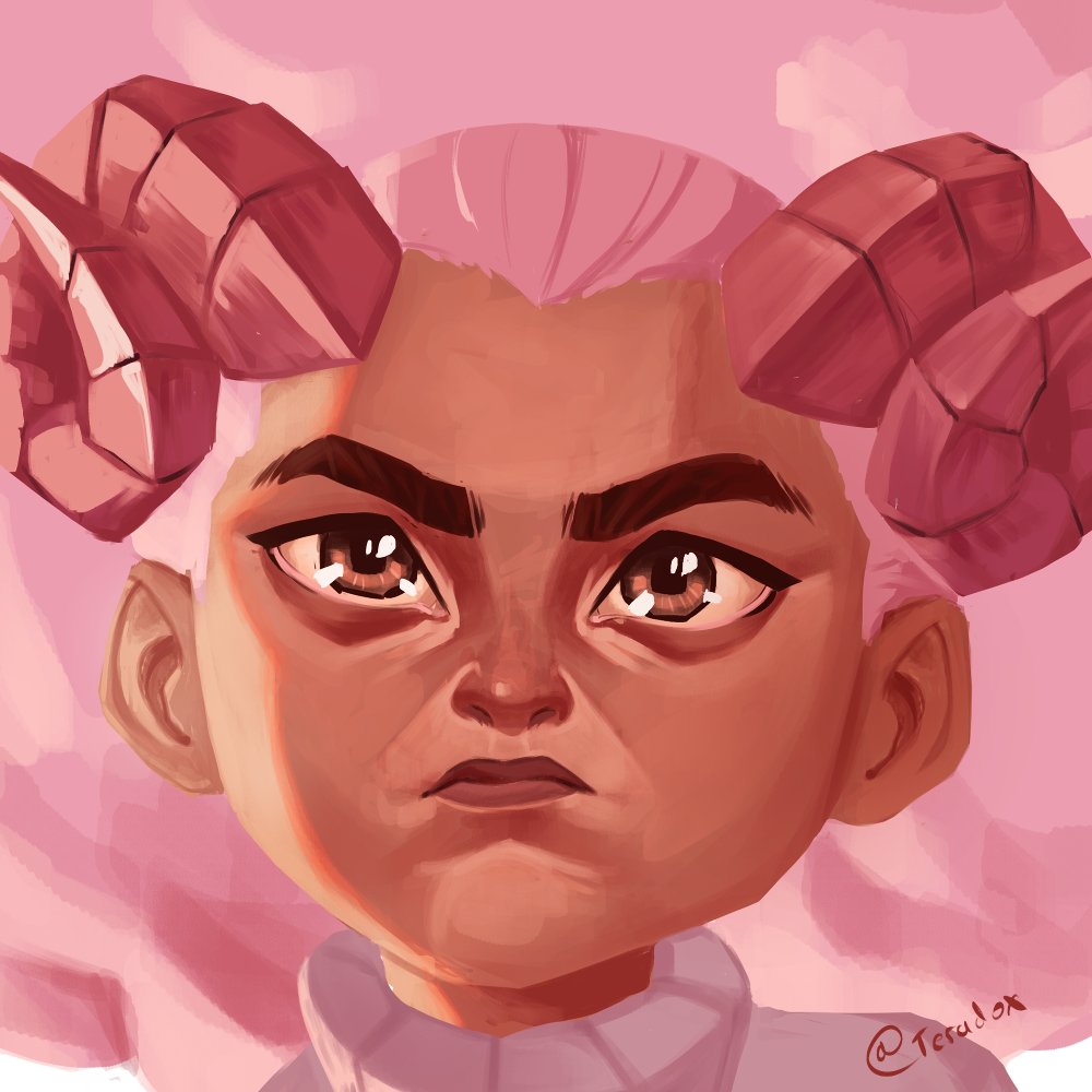 Time to post all my work that has been collecting dust. I did over 20 portraits of other artists' OCs for a challenge in the Bleeding Ink discord.  

1/24 Tami, 

the OC belongs to <a href="/_InfernalDante/">iD</a>