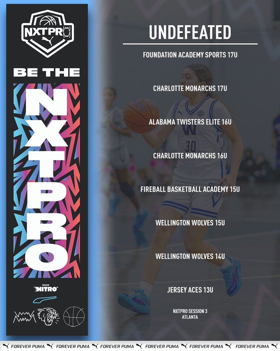 NXTPRO Girls League (@pro16g) on Twitter photo Very competitive weekend in Atlanta… here’s who came on top‼️
#BeTheNXTPRO | <a href="/PUMAHoops/">PUMA Basketball</a> Very competitive weekend in Atlanta… here’s who came on top‼️
#BeTheNXTPRO | <a href="/PUMAHoops/">PUMA Basketball</a>
