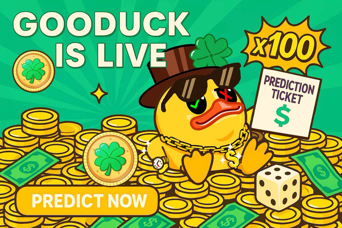🤩GOODDUCK IS LIVE!

🧩Welcome to the first AI-driven predictive reward platform on Telegram. t.me/thegooduck_bot

You know why we’re here, right?😎

🔥 Jump in anytime, make your call — every round is a shot to flip the game
💰 Guess it right = cash in up to x100
🧑‍🎓 No
