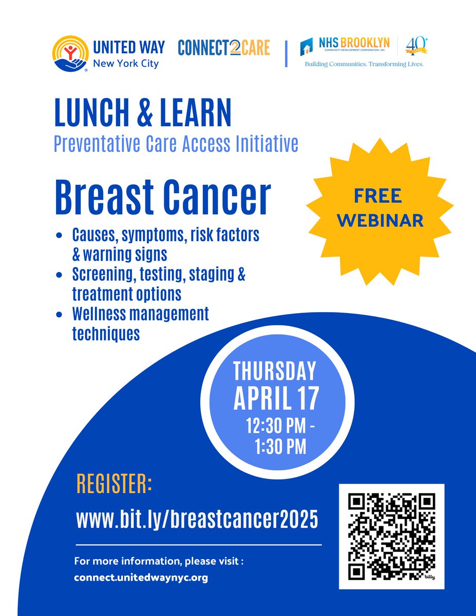 NHS Brooklyn (@nhsbrooklyn) on Twitter photo Join us. A healthy home and a healthy family are important. To register, go to bit.ly/breastcancer20… Sponsored by @nhsbrooklyn <a href="/prospect_park/">Prospect Park</a> & <a href="/unitedwaynyc/">United Way of New York City</a> <a href="/CMShahanaHanif/">Council Member Shahana Hanif</a> <a href="/CMMercedesCD46/">Mercedes Narcisse</a> <a href="/SenatorParker/">Senator Kevin Parker</a> <a href="/InnaVernikov/">Councilwoman Inna Vernikov</a> <a href="/BrooklynCB5/">BK Community Board 5</a> <a href="/DarleneMealy/">CM Darlene Mealy</a> Join us. A healthy home and a healthy family are important. To register, go to bit.ly/breastcancer20… Sponsored by @nhsbrooklyn <a href="/prospect_park/">Prospect Park</a> & <a href="/unitedwaynyc/">United Way of New York City</a> <a href="/CMShahanaHanif/">Council Member Shahana Hanif</a> <a href="/CMMercedesCD46/">Mercedes Narcisse</a> <a href="/SenatorParker/">Senator Kevin Parker</a> <a href="/InnaVernikov/">Councilwoman Inna Vernikov</a> <a href="/BrooklynCB5/">BK Community Board 5</a> <a href="/DarleneMealy/">CM Darlene Mealy</a>