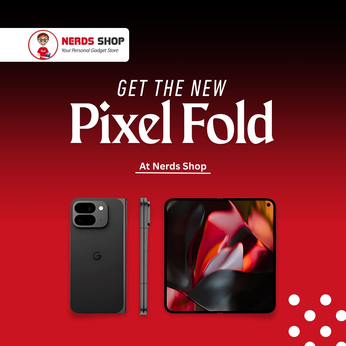 nerdsshop's tweet image. Fold into the future with #Pixel Fold – available now at Nerds Shop.

Show Now: nerdsshop.us

#pixelfold #NerdsShop  #FoldableSmartphone  #TechDeals  #latesttechnology  #ShopNow #GooglePixelFold