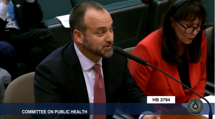 AARP Texas (@aarptx) on Twitter photo AARP Texas FULLY SUPPORTS #HB3794 to remove barriers -- mandatory financial contracts with physicians -- that keep APRNs from delivering the healthcare Texans need.
<a href="/txcascio/">Charles Cascio</a> testifies in support #HB3794 by Rep <a href="/DrewDarbyTX/">Drew Darby</a> #txlege AARP Texas FULLY SUPPORTS #HB3794 to remove barriers -- mandatory financial contracts with physicians -- that keep APRNs from delivering the healthcare Texans need.
<a href="/txcascio/">Charles Cascio</a> testifies in support #HB3794 by Rep <a href="/DrewDarbyTX/">Drew Darby</a> #txlege