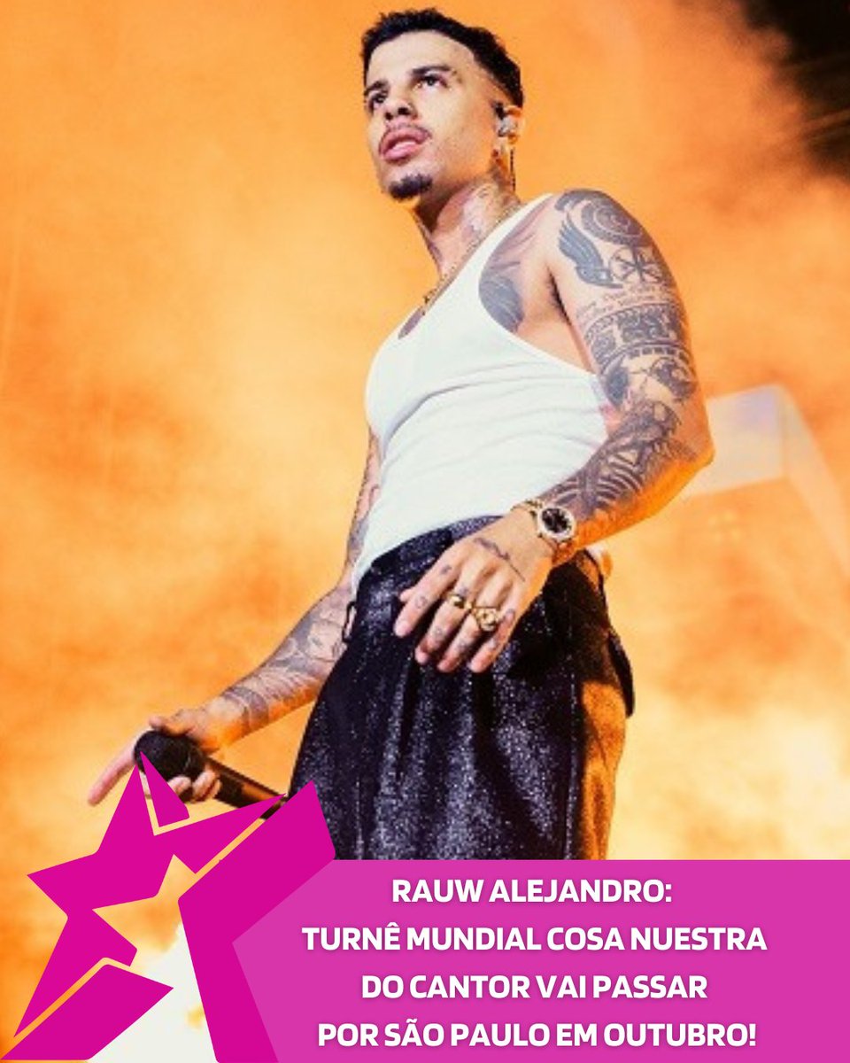 Diversicult: Shows! Alejandro: Turnê Mundial Cosa Nuestra vai passar por São Paulo em Outubro.

portalfama.com.br/rauw-alejandro…

<a href="/rauwalejandro/">RAÚL</a>