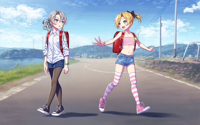 まいのわ通学中(艦これ) 