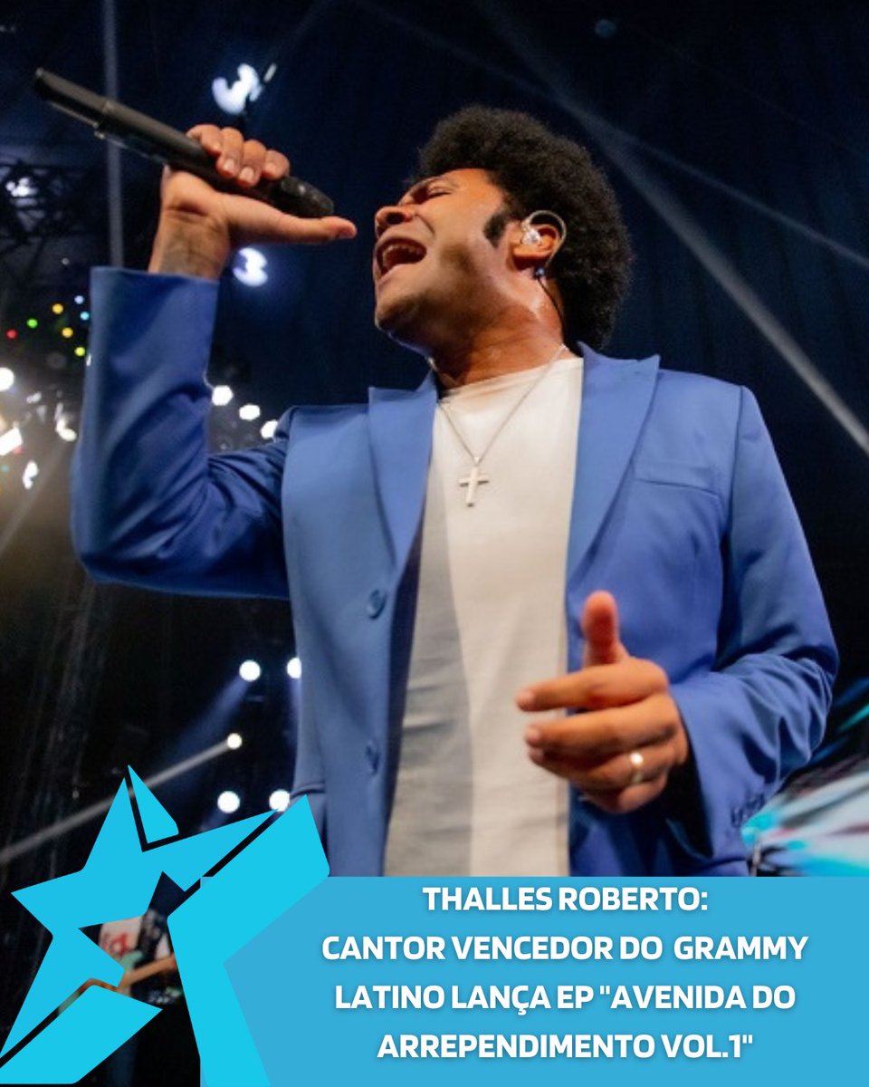 Música: Thalles Roberto: Cantor vencedor do Grammy Latino lança EP “Avenida do Arrependimento Vol.1”

portalfama.com.br/thalles-robert…

<a href="/THALLESROBERTOO/">Instagram - Thallesrobertoo</a>