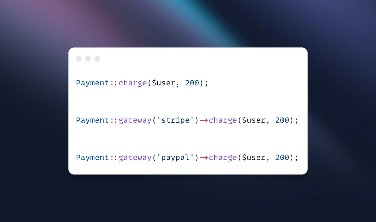 Ever wondered how Laravel handles multiple swappable drivers for Cache, Storage, etc. with a unified API? 🤔

It's the Manager Pattern! And you can very easily create your own.

Here's a quick guide: 👇
laracasts.com/blog/the-manag…

// Newton