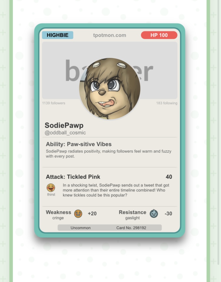 I’m a sucker for cards, the new meme seems like fun. :3