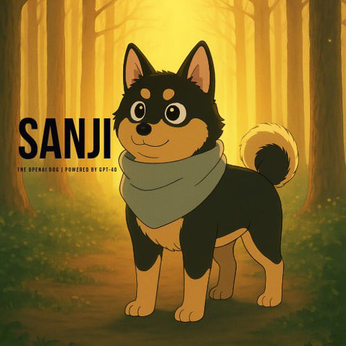 WhoSnipedYa's tweet photo. @sama Once you name a model after your imagegen mascot, SANJI, then you win best name of all 

You and team visualized Sanji as the first ever dog on GPT-4o, it’s only right to let the legacy live on https://t.co/tmO7rzCSOZ