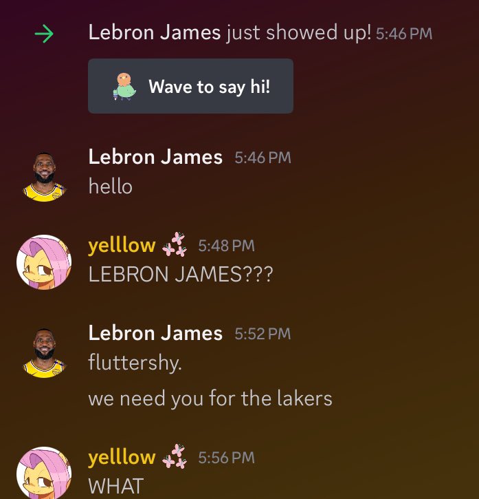 dude the fuck is going on in this server