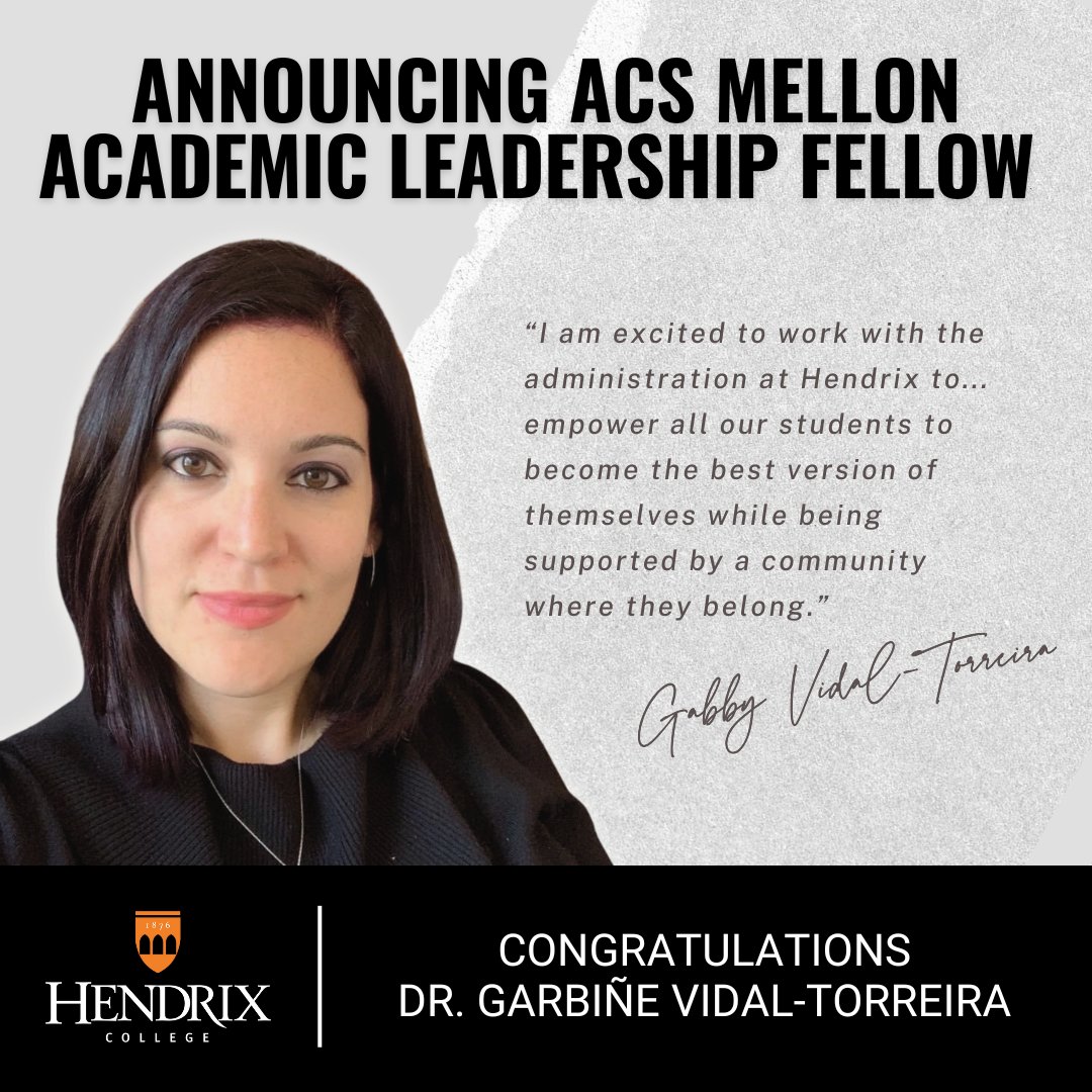 🎉 Big congrats to Dr. Gabby Vidal-Torreira - an ACS Mellon Academic Leadership Fellow! 🎉

💬 Hear her story at Tuesday Talks!
📅 April 15 | 🕚 11:10 a.m. | 📍 Bates Dining Room

🔗 Full story: ow.ly/kqss50VAtNc