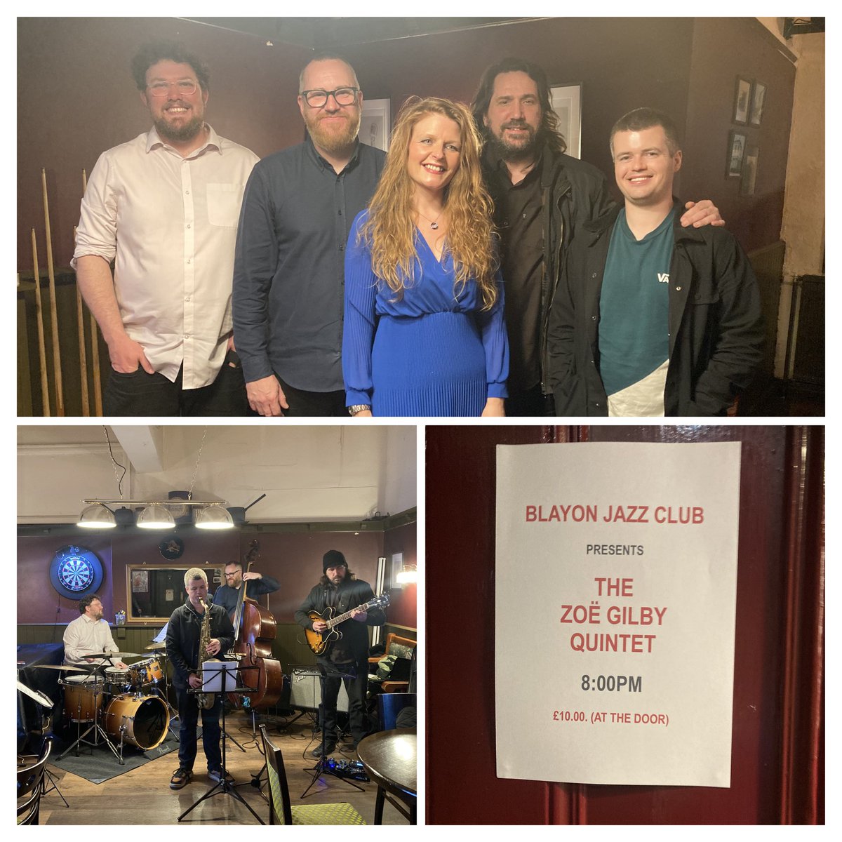ZoeGilbyMusic's tweet image. Tonight at Blaydon Jazz Club was a belter. LOVED singing with the crew!

#jazz #jazzgigs #jazzclub #jazzconcert #jazzquintet #jazzsongwriter #blaydonjazzclub #jazznight #jazzsinger