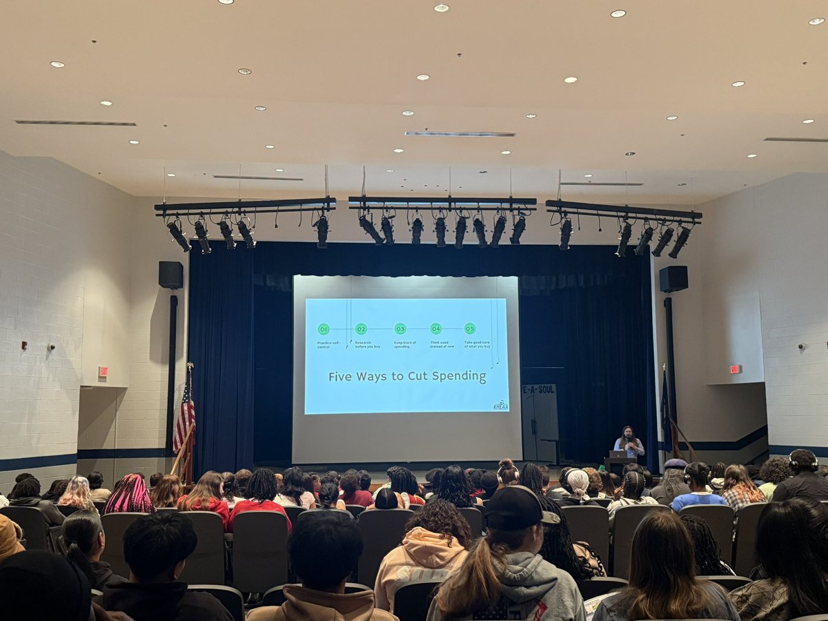 Thank you to <a href="/Connor_KHEAA/">Connor Vogt</a> for presenting Money 101 to our juniors today! 💰