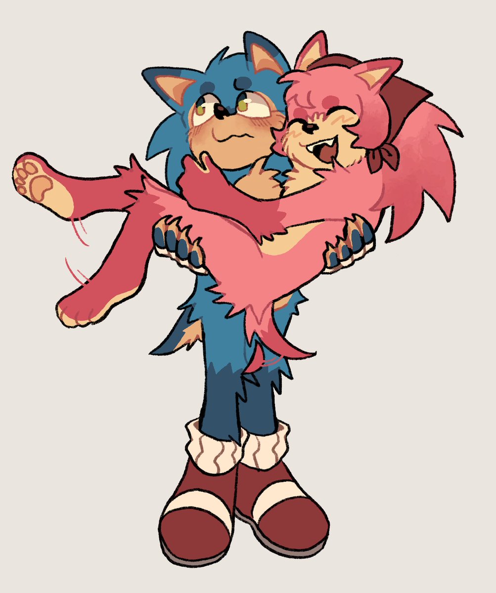 Frulleboii's tweet image. Some SonAmy fluff!